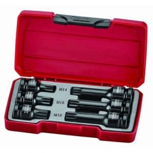 JUEGO DE VASOS DE IMPACTO 1/2" T9206 - 6 piezas