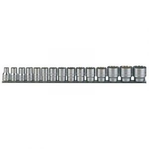 JUEGO DE VASOS DE 1/2"PULGADAS M1215AF - 15 piezas