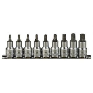 Juego de vasos 1/2" TX M1213TX - 9 Piezas
