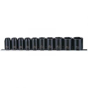 Juego de vasos de impacto 1/2" 9121 - 10 Piezas