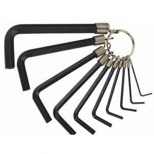 Juego de Llaves Allen Hexagonales Macho 1425 - 10 piezas