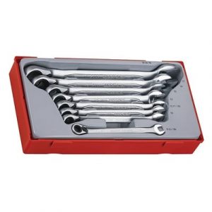 Juego de Llaves Combinadas con Carraca TT6508R - 8 piezas