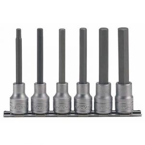 JUEGO DE VASOS HEXAGONALES 1/2" M1211 - 6 piezas