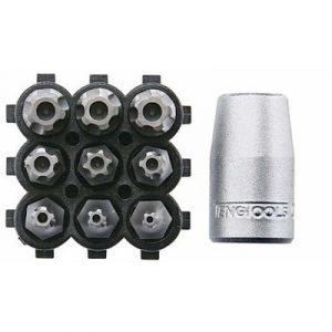 ADAPTADOR PUNTAS TPX 1/4" M1410T5 9 PZAS ADAPTADOR PUNTAS TPX 14" M1410T5 9 PZAS