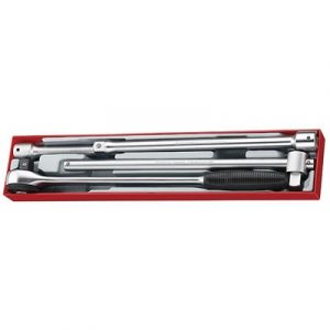 Juego de carraca de 3/4" con alargadera TTX3404 - 4 Piezas