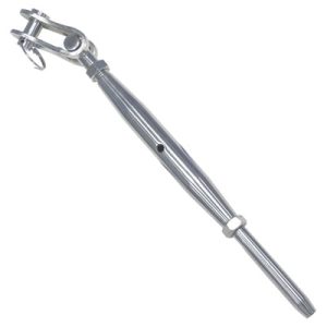 Tensor horquilla móvil - terminal prensable Inox A4