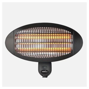 Calefactor Exterior Cuarzo Austral 2000w Neg Pared 3el Em.3pot.ip34 Orientable36x50,5x22 Cm