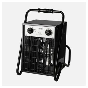 Termoventilador Industrial Simeon 3000w Negro 2potencias Ip24 Termost.reg.44x32x30 Cm