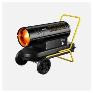 Cañon Calefactor Gasoleo Alpine 20kw Negro/amarillo 19l Caudal450m3/h Protec.seg.control Temperatura 56x76,5x39,5cm