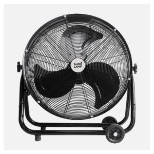 Ventilador Industrial Poniente 240w Negro 85x86x41,5 Cm 3 Velocidades Orientable C/ruedas