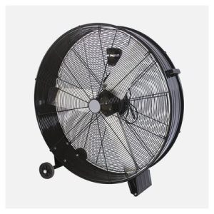 Ventilador Industrial Maximum 360w Negro 87D 3Velocidades C/ruedas 92,5x87x20,5 Cm