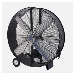 Ventilador Industrial Maximum 1000w Negro 112d 2 Velocidades C/ruedas