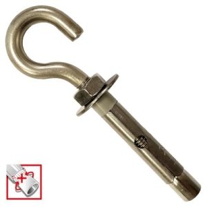 Fixbolt gancho Inoxidable A2
