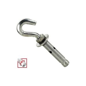 Fixbolt gancho estampado Inoxidable A2