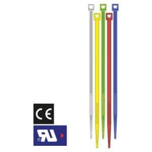 Brida de nylon polyamida 6.6 en color