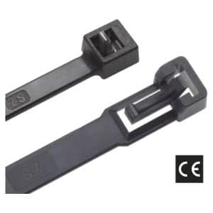 Brida de nylon recuperable en negro - Ø7,5X360 - BRN75360