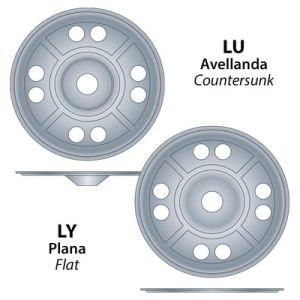 Arandela de acero para panel aislante - Ø6,5X70X0,7 - LU0106