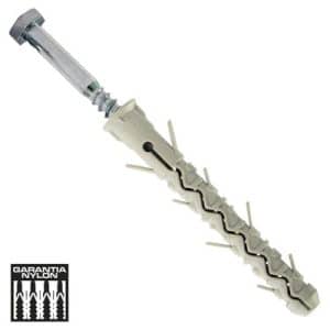 Taco de nylon triple expansión + tornillo DIN 571 Cincado