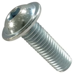 Tornillo con valona ISO 7380-2 / DIN 34805-2 Cincado