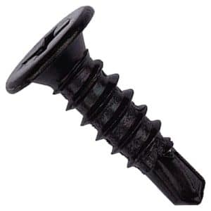 Tornillo autoperforante cabeza extraplana Cincado negro