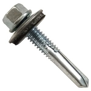 Tornillo viga autoperforante punta broca nº5 Cincado + EPDM