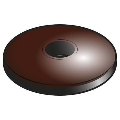 Arandela EPDM Rojo Óxido 1 Arandela EPDM Rojo Óxido