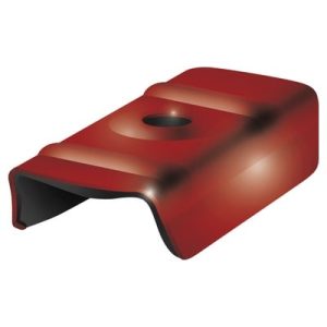 Arandela grecada Acero-PE Rojo Fuego