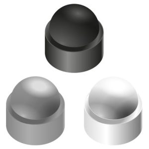 Tapón plástico para tuercas y tornillos hexagonales