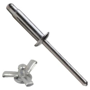 Remache tubular Trébol aluminio / aluminio