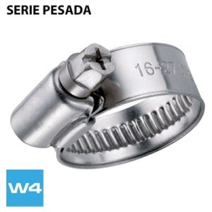 Abrazadera sin fin - DIN 3017 - 12mm W4 Inox A2