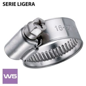 Abrazadera sin fin - DIN 3017 - 9mm W5 Inox A4