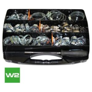 Maletín abrazaderas sin fin - 9mm Inox A2 / Cincadas W2