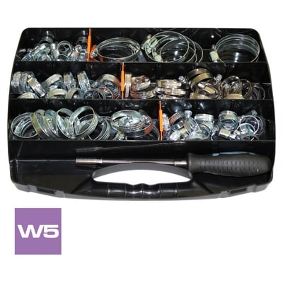 Maletín abrazaderas sin fin - 9mm Inox A4 W5 1 Maletín abrazaderas sin fin - 9mm Inox A4 W5