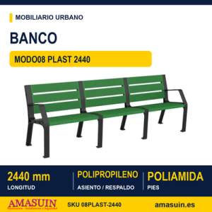 Banco MODO08-PLAST 08PLAST-2440