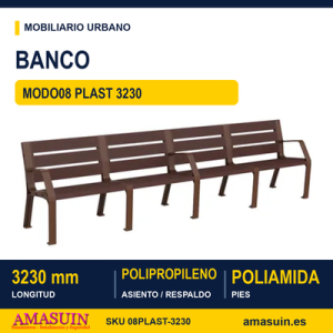Banco MODO08-PLAST 08PLAST-3230