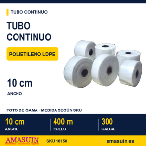 Tubo Continuo Galga 300 de 10cm.x400m.