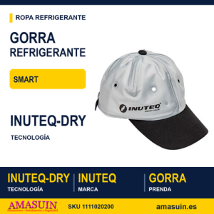 Gorra Refrigerante Gris Headcool Smart