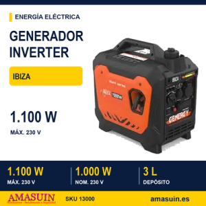 GENERADOR INVERTER 1100W IBIZA