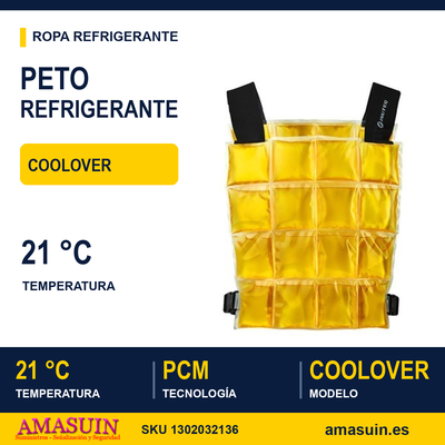 Peto Refrigeración 21º PCM Coolover. 1 Peto Refrigeración 21º PCM Coolover.