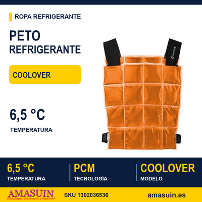 Peto Refrigeración 6.5º PCM Coolover. 1 Peto Refrigeración 6.5º PCM Coolover.