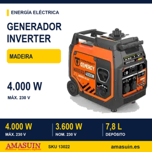 GENERADOR INVERTER 4000W MADEIRA