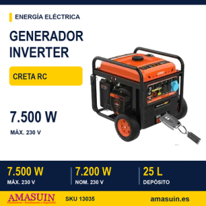 GENERADOR INVERTER CRETA RC 7500W