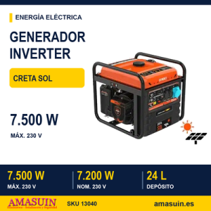 GENERADOR INVERTER 7500W CRETA SOL
