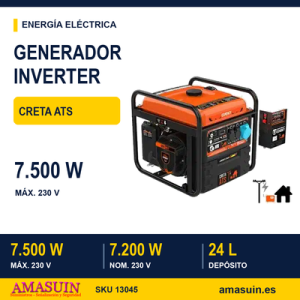 GENERADOR INVERTER ATS 7500W CRETA