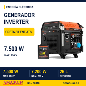 GENERADOR INVERTER 7500W ATS CRETA SILENT