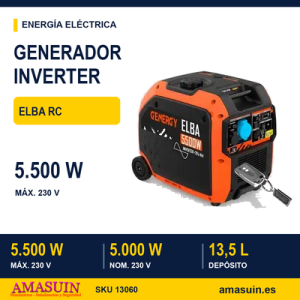 GENERADOR INVERTER 5500W ELBA RC