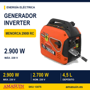 GENERADOR INVERTER 2900W MENORCA RC