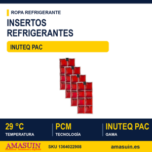 Insertos de 29º C. de Refrigeración Inuteq PAC.