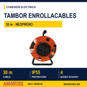Tambor Enrollacables 30m. NeoIP55.