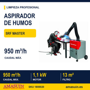 Aspirador SRF Master para Humos.